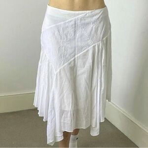 Elegant White Women's Skirt
